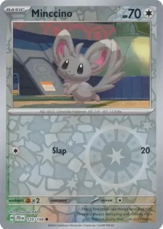 Journey Together Minccino #125/159 reverse holo