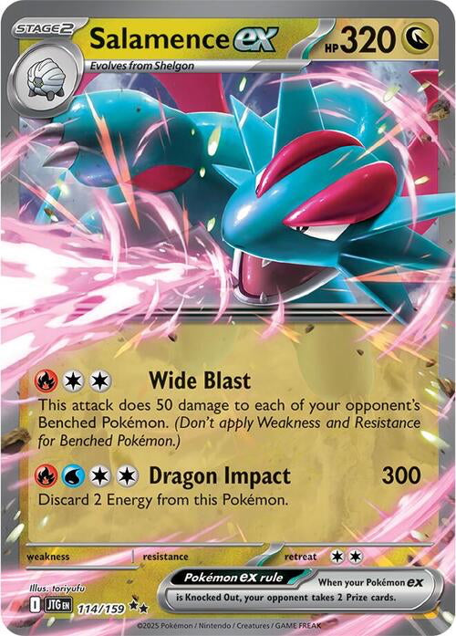 Journey Together Salamence ex #114/159