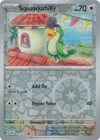 Journey Together Squawkabilly #141/159 reverse holo