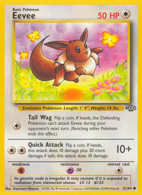 Jungle set Eevee #51/64 unlimited