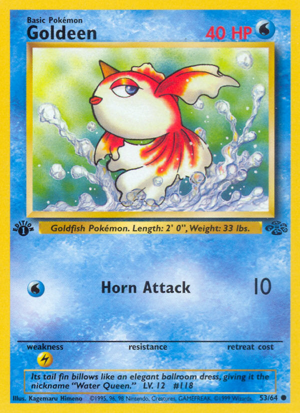 Jungle set Goldeen #53/64 first edition