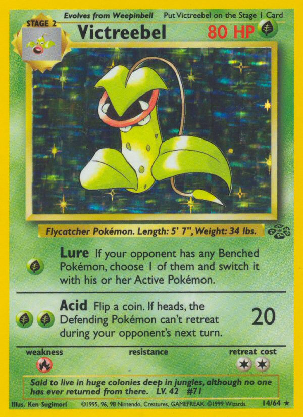 Jungle set Holo Victreebel #14/64 unlimited