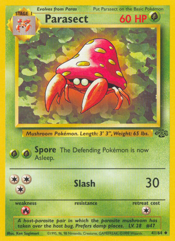 Jungle set Parasect #41/64 unlimited