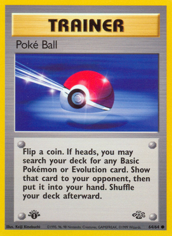 Jungle set Poké Ball #64/64 first edition