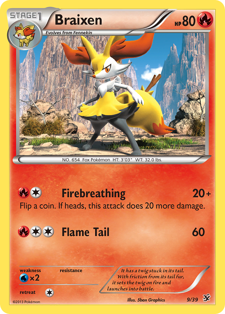 Braixen Kalos Starter Set