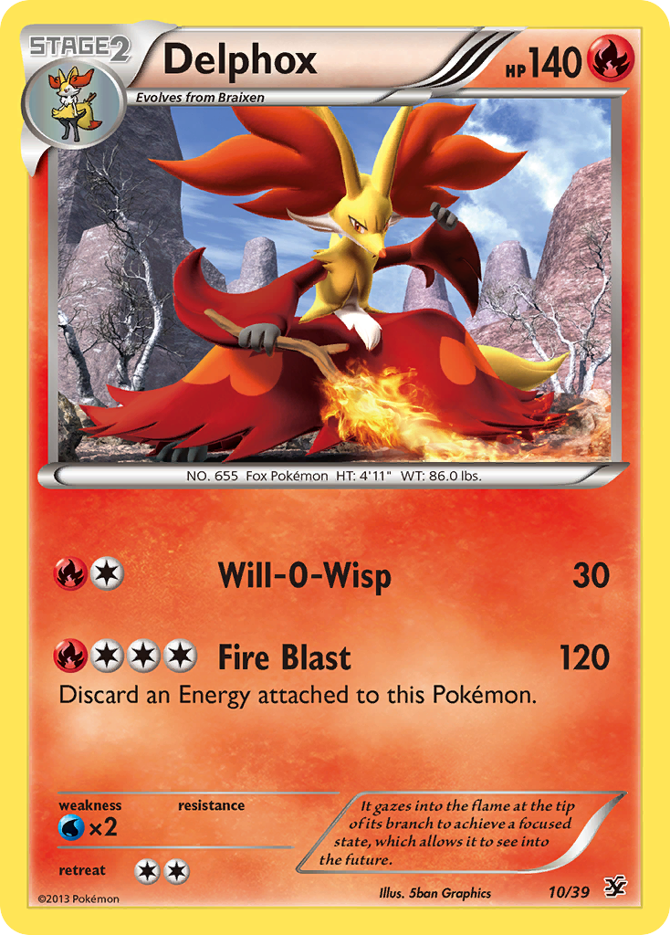 Delphox Kalos Starter Set