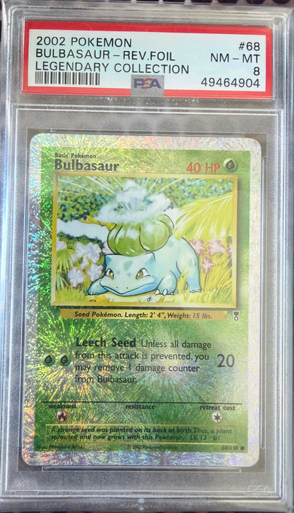 Legendary Collection Bulbasaur Reverse Holo (2002( PSA 8) #49464904