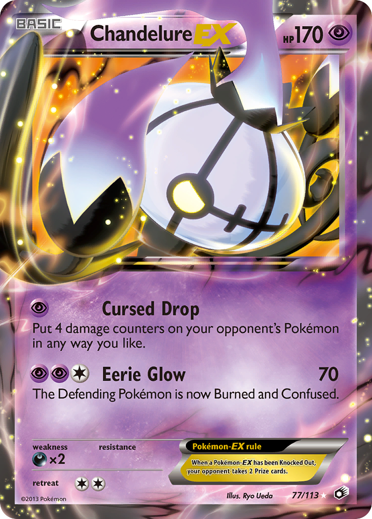 Legendary Treasures Chandelure EX #77/113