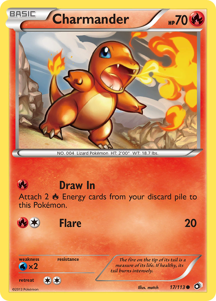 Legendary Treasures Charmander #17/113