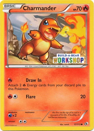 Legendary Treasures Charmander #17 Build-A-Bear Promo