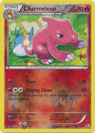 Legendary Treasures Charmeleon #18/113 reverse holo