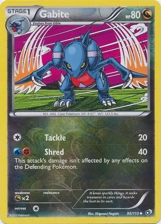 Legendary Treasures Gabite #95/113 reverse holo