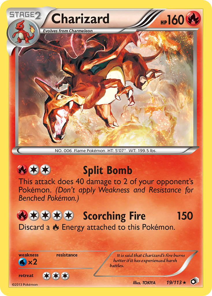 Legendary Treasures Holo Charizard #19/113