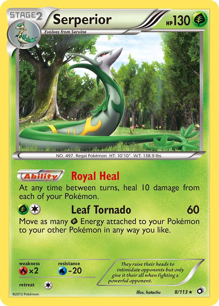 Legendary Treasures Holo Serperior #8/113
