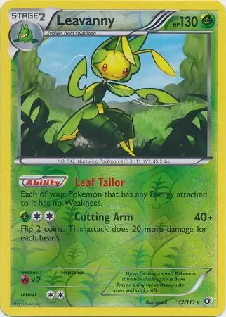 Legendary Treasures Leavanny #12/113 reverse holo