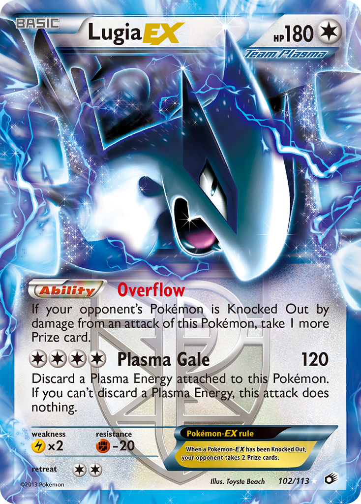 Legendary Treasures Lugia EX #102/113