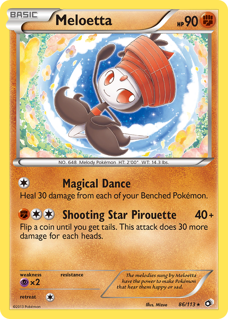 Legendary Treasures Meloetta #86/113