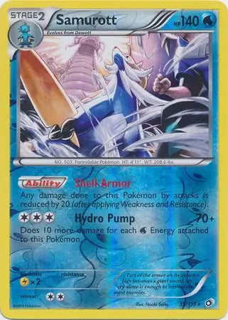 Legendary Treasures Samurott #39/113 reverse holo