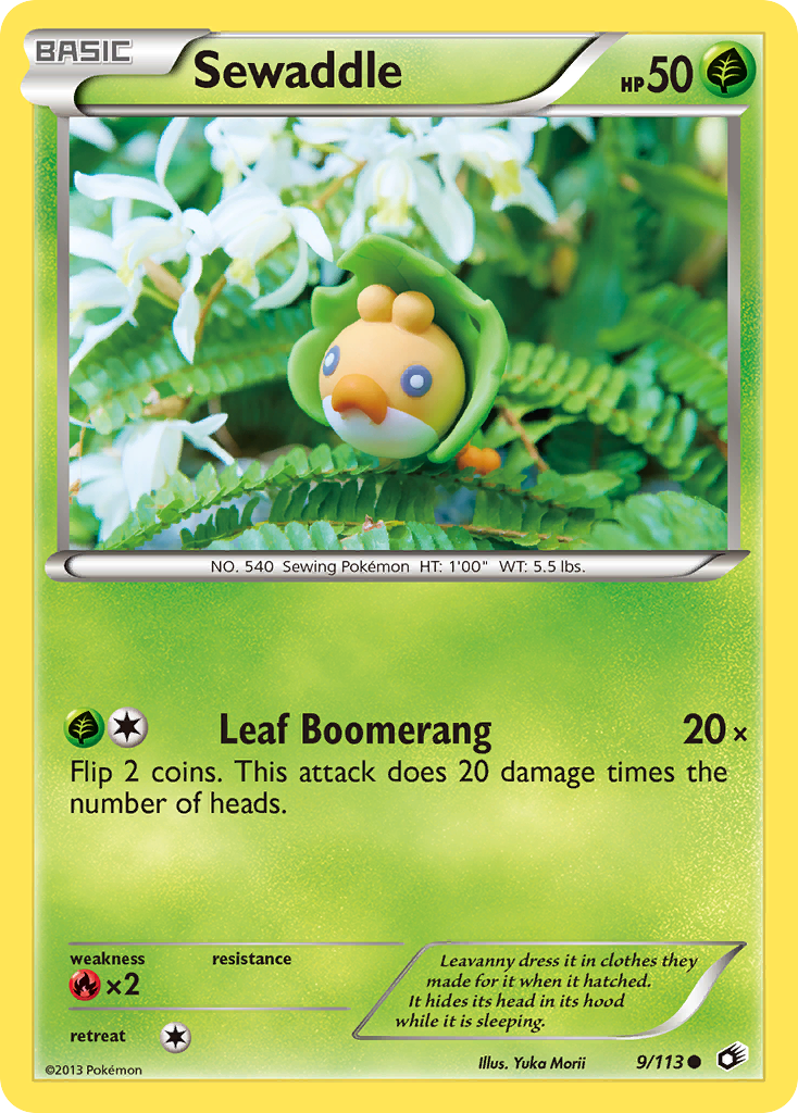 Legendary Treasures Sewaddle #9/113