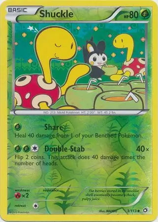 Legendary Treasures Shuckle #3/113 reverse holo