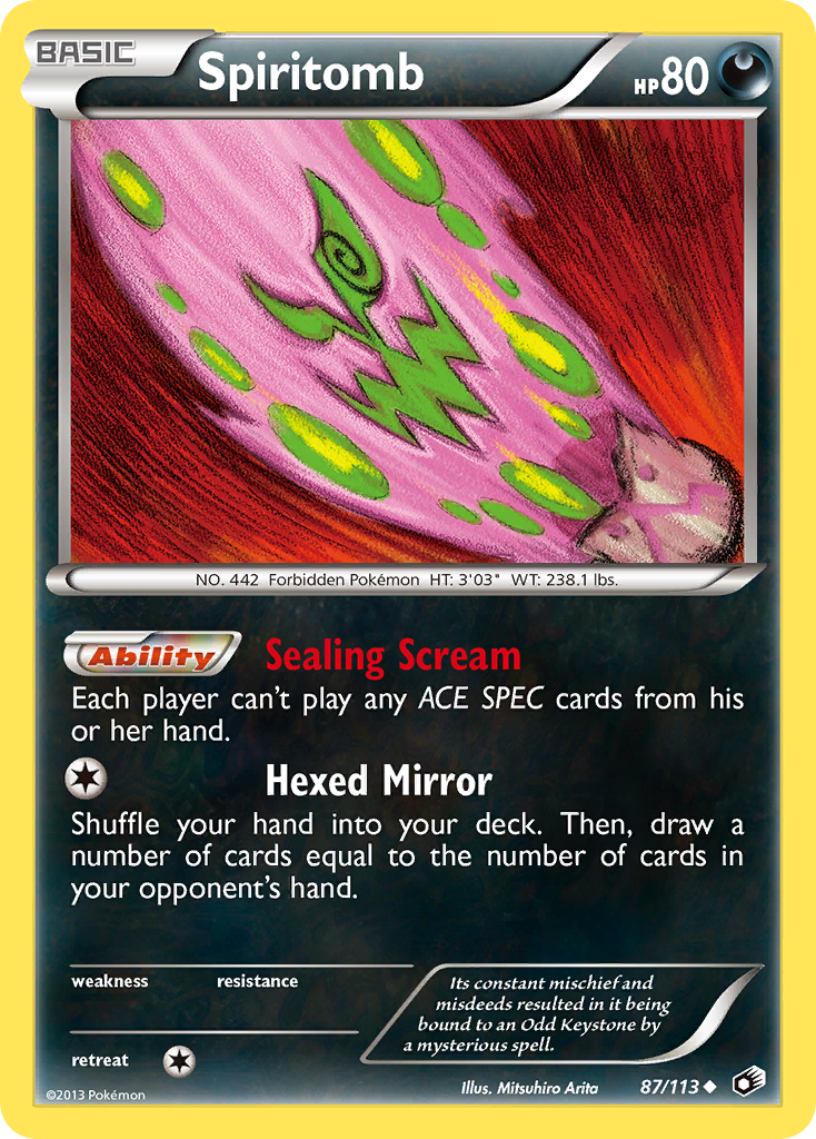 Legendary Treasures Spiritomb #87/113