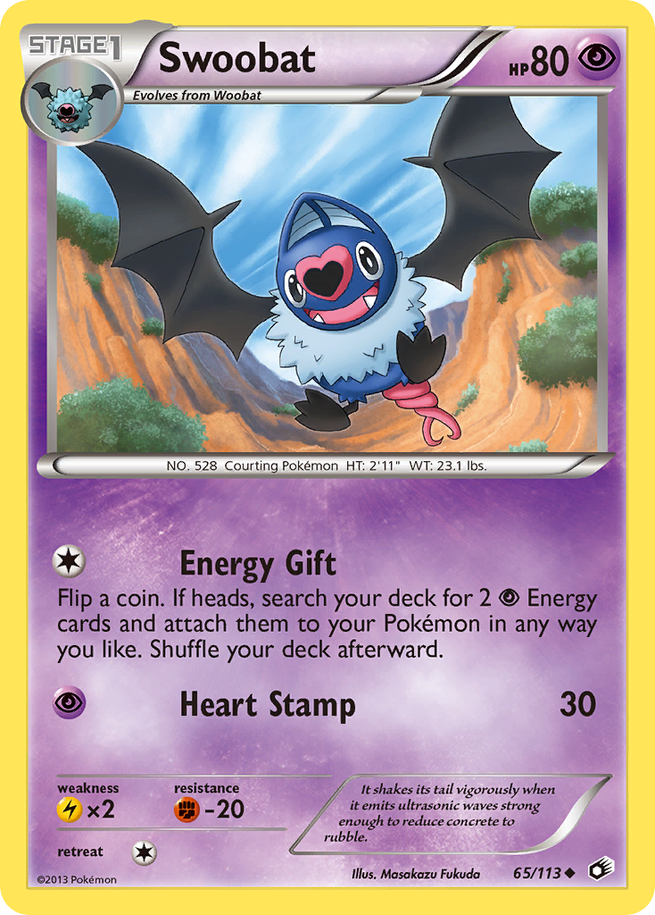 Legendary Treasures Swoobat #65/113