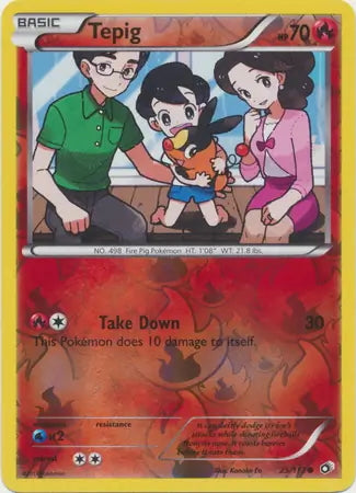 Legendary Treasures Tepig #25/113 reverse holo