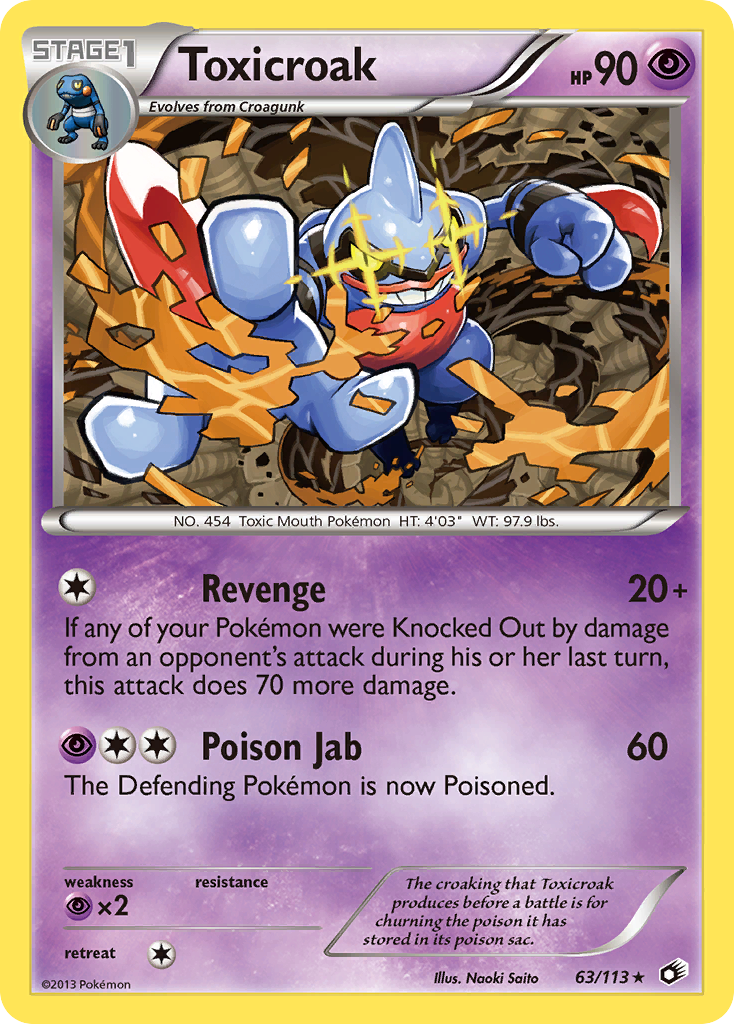 Legendary Treasures Toxicroak #63/113
