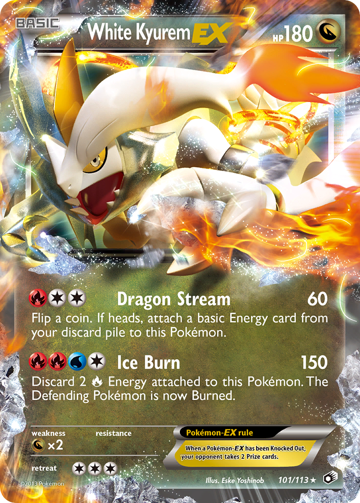 Legendary Treasures White Kyurem EX #101/113