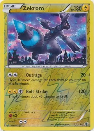 Legendary Treasures Zekrom #51/113 reverse holo