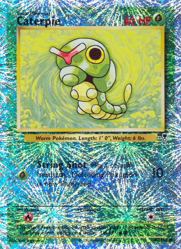 Legendary collection Caterpie #69/110 reverse holo