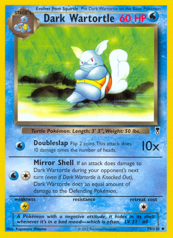 Legendary collection Dark Wartortle #39/110
