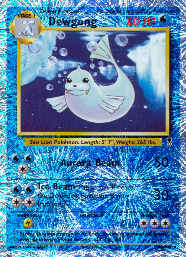 Legendary collection Dewgong #40/110 reverse holo