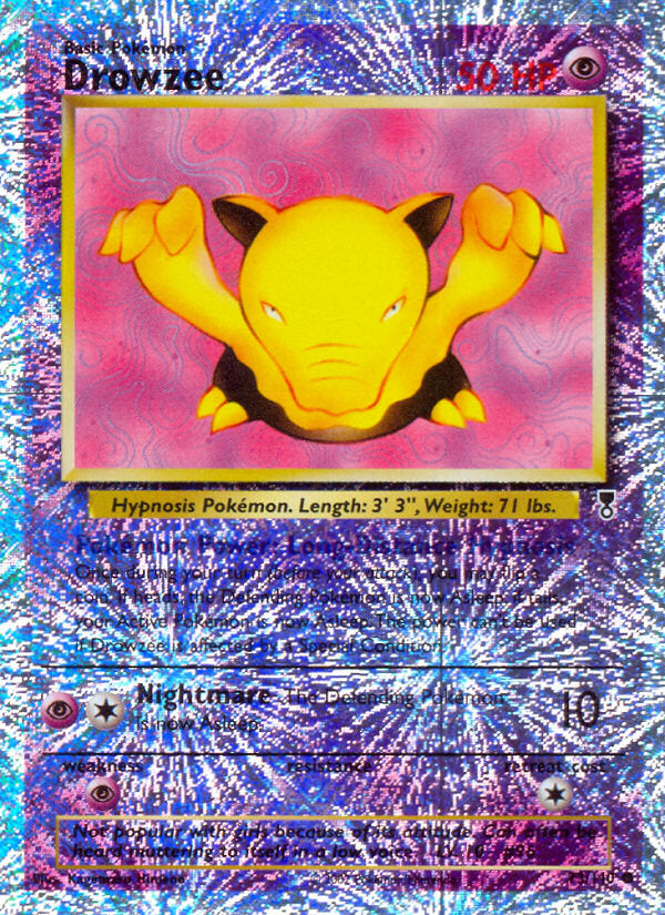 Legendary collection Drowzee #73/110 reverse holo