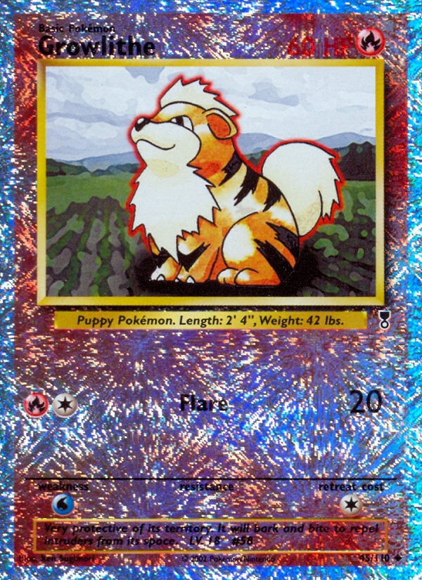 Legendary collection Growlithe #45/110 reverse holo