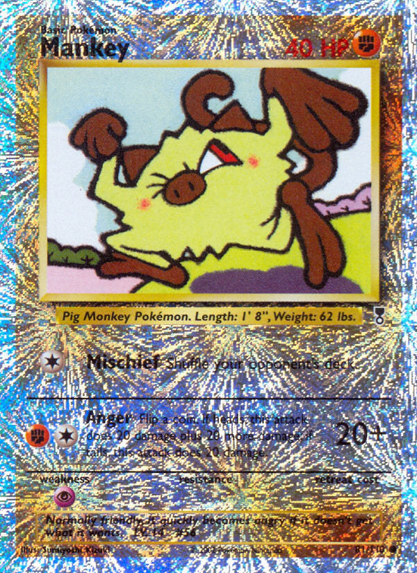 Legendary collection Mankey #81/110 reverse holo