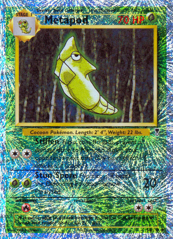 Legendary collection Metapod #54/110 reverse holo