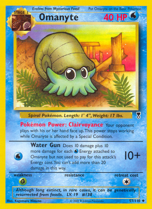Legendary collection Omanyte #57/110
