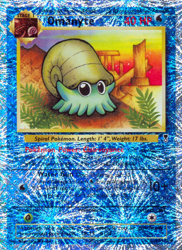 Legendary collection Omanyte #57/110 reverse holo