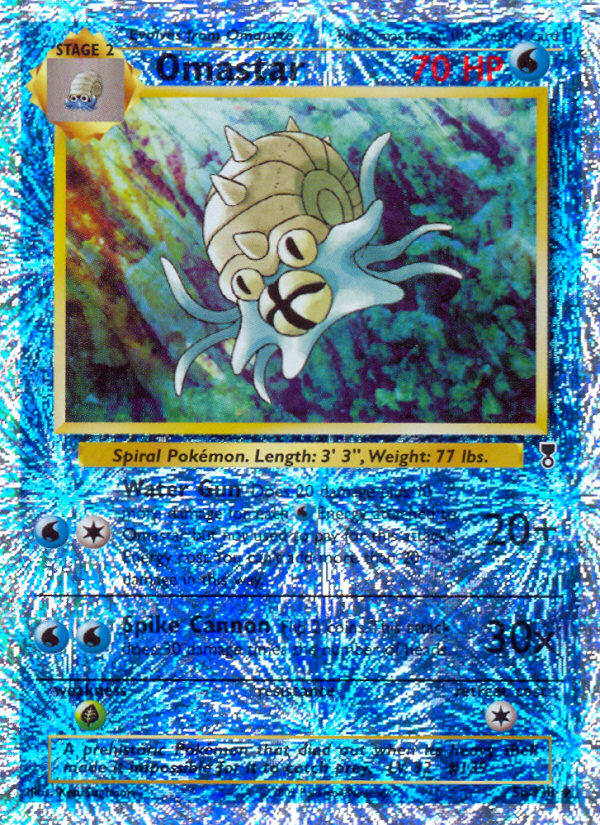 Legendary Collection Omastar #58/110 reverse holo –
