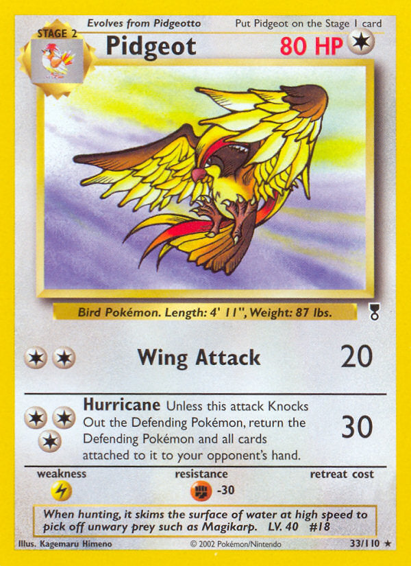 Legendary collection Pidgeot #33/110