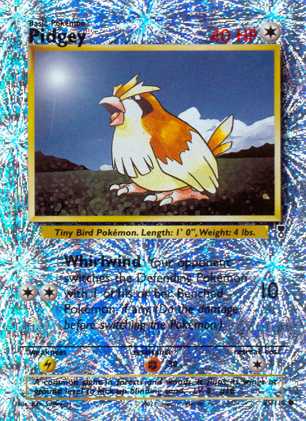 Legendary collection Pidgey #85/110 reverse holo