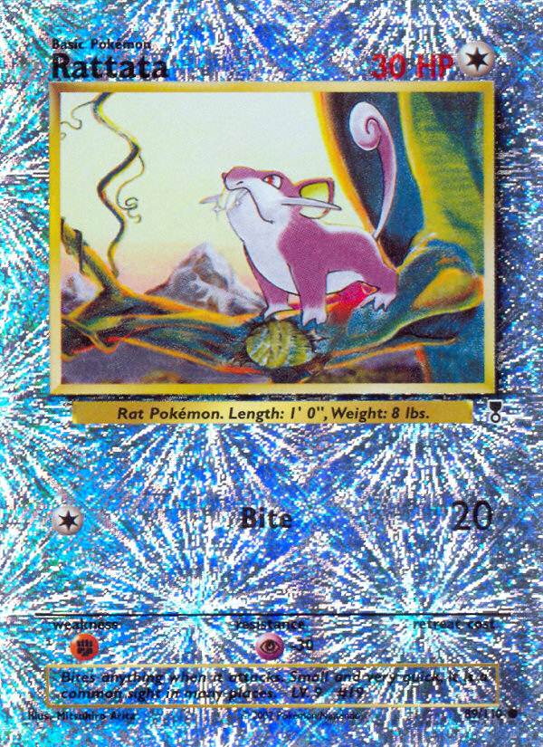 Legendary collection Rattata #89/110 reverse holo