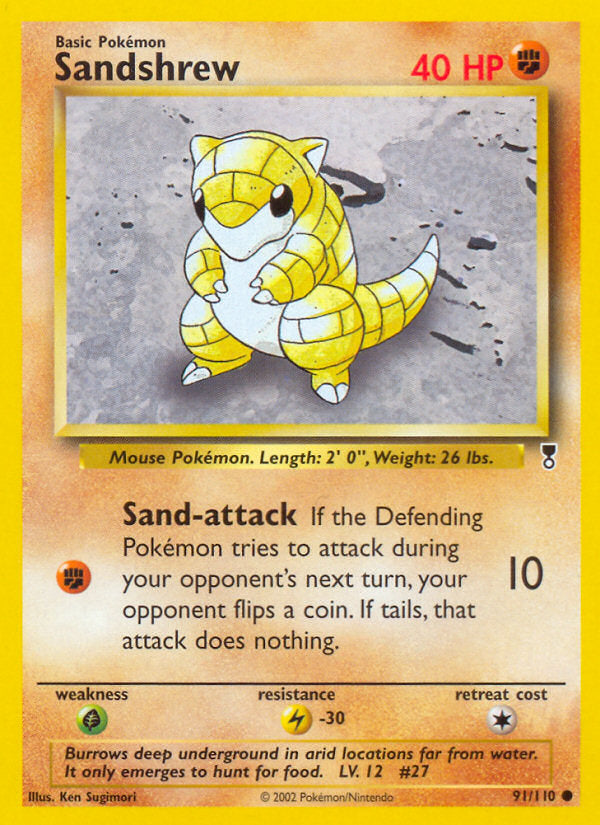 Legendary collection Sandshrew #91/110