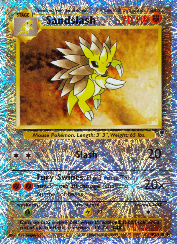 Legendary collection Sandslash #62/110 reverse holo