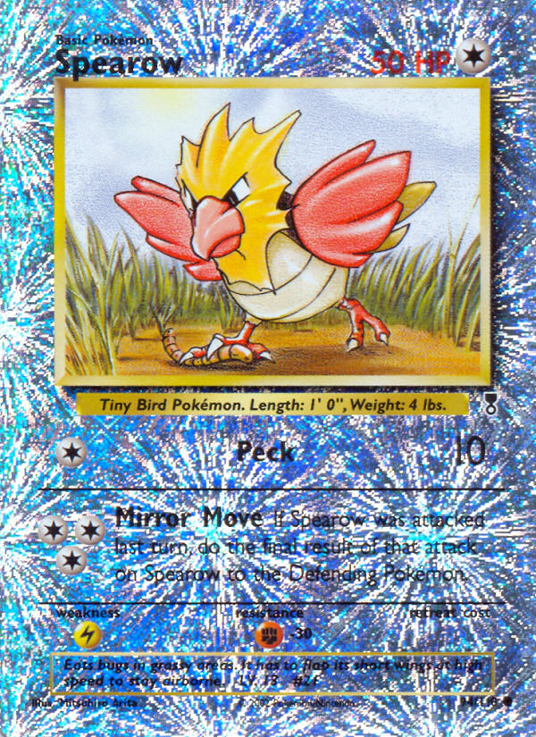 Legendary collection Spearow #94/110 reverse holo