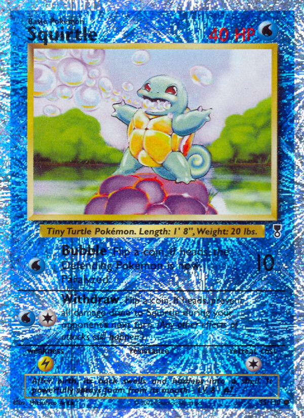 Legendary collection Squirtle #95/110 reverse holo