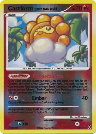 Legends Awakened Castform Sunny Form #51/146 reverse holo