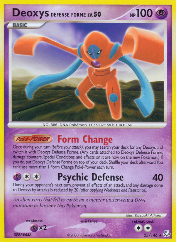 Legends Awakened Deoxys Defense Forme #25/146