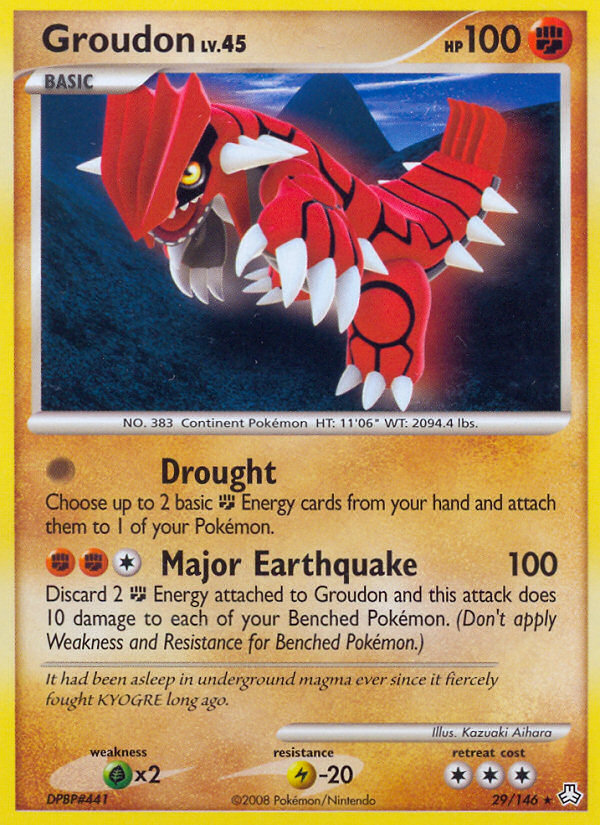Legends Awakened Groudon #29/146
